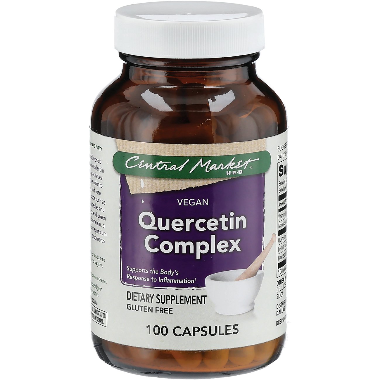 Central Market Quercetin Complex Vegan Capsules