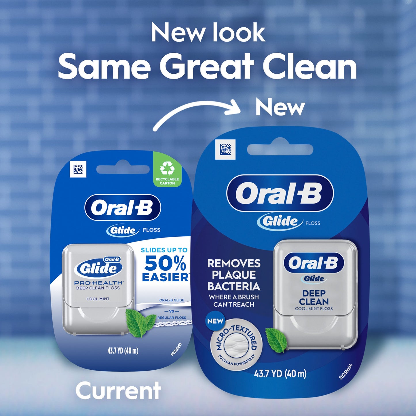 Oral-B Glide Pro-Health Deep Clean Floss - Cool Mint
