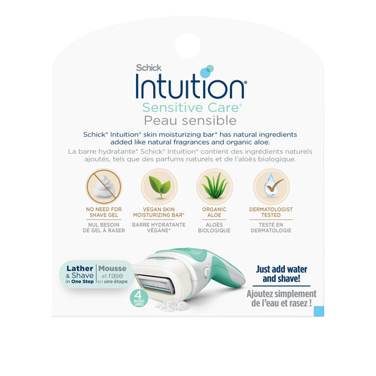 Schick Intuition Sensitive Care with Aloe Women's Razor Blades Refills