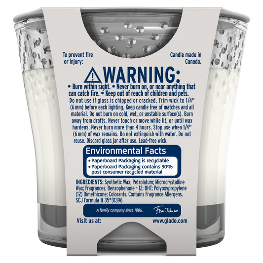 Glade Sheer Vanilla Embrace Candle