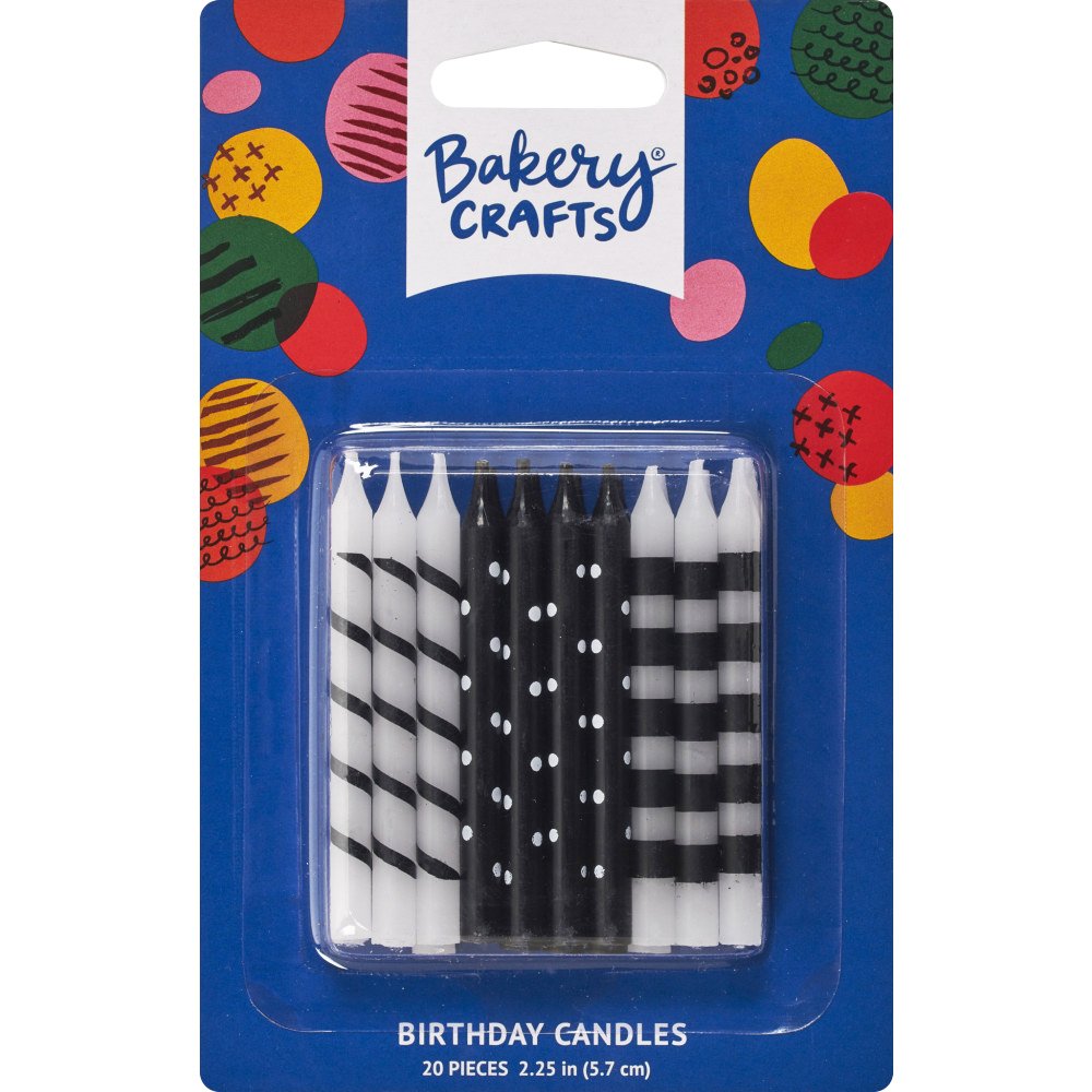 Bakery Crafts Dots & Stripes Birthday Candles