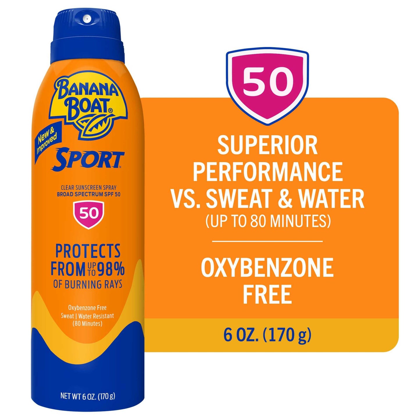 Banana Boat Sport Ultra Clear Sunscreen Spray - SPF 50+