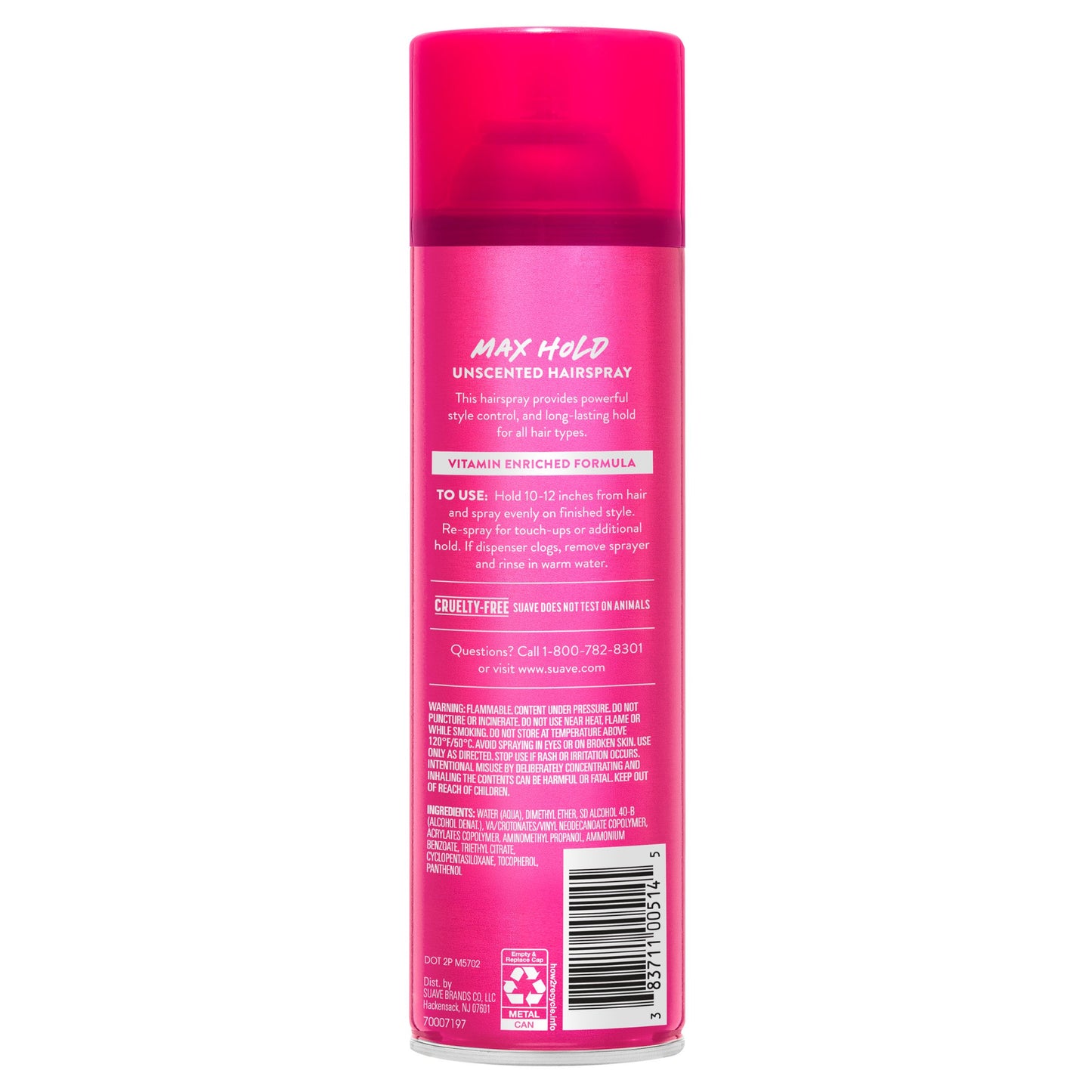 Suave Max Hold Unscented Hairspray