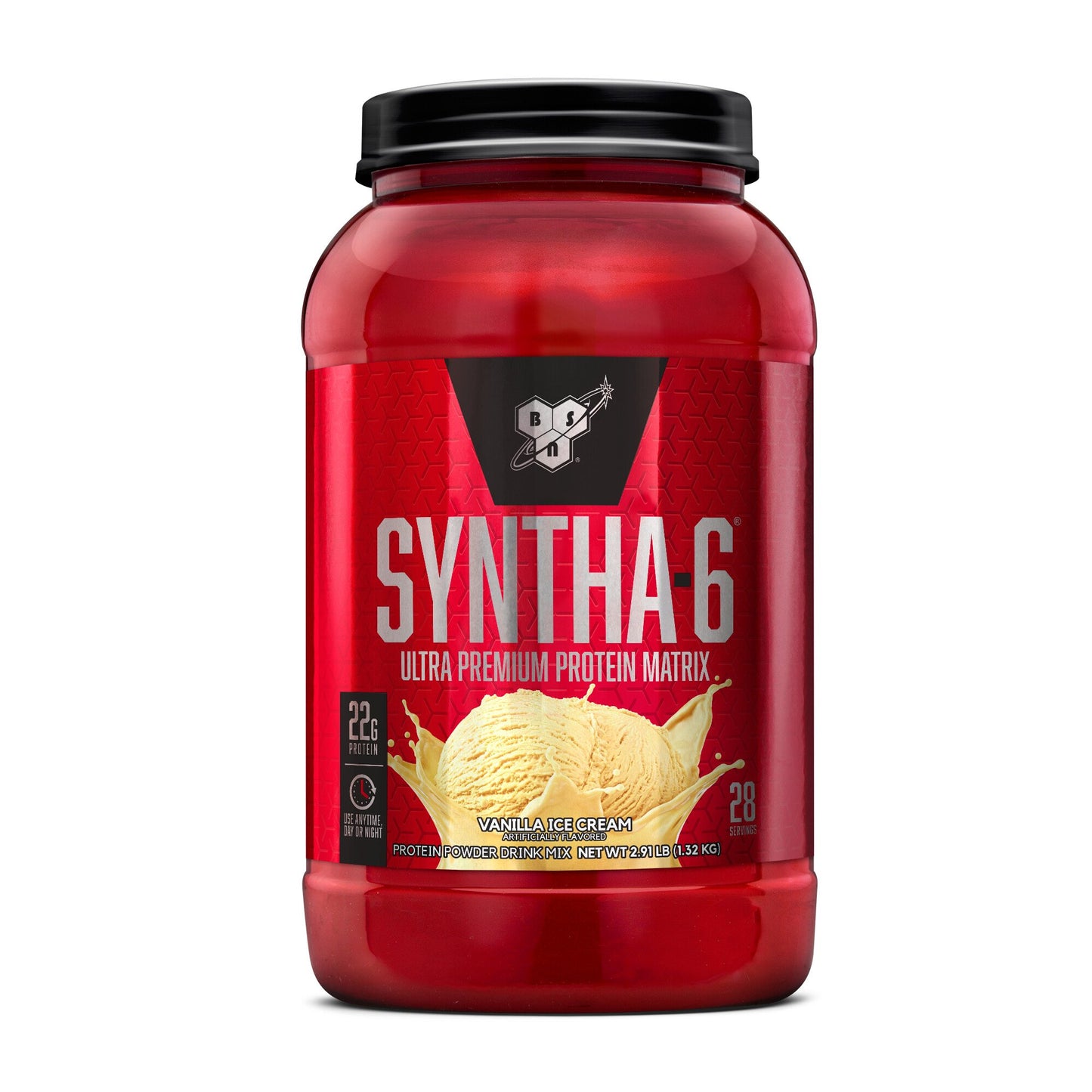 BSN Syntha-6 Ultra Premium Protein Powder - Vanilla Ice Cream