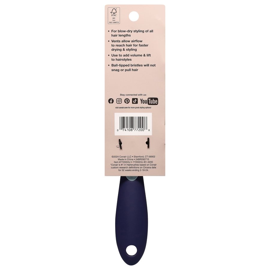 Conair Velvet Touch Style & Volume Hair Brush