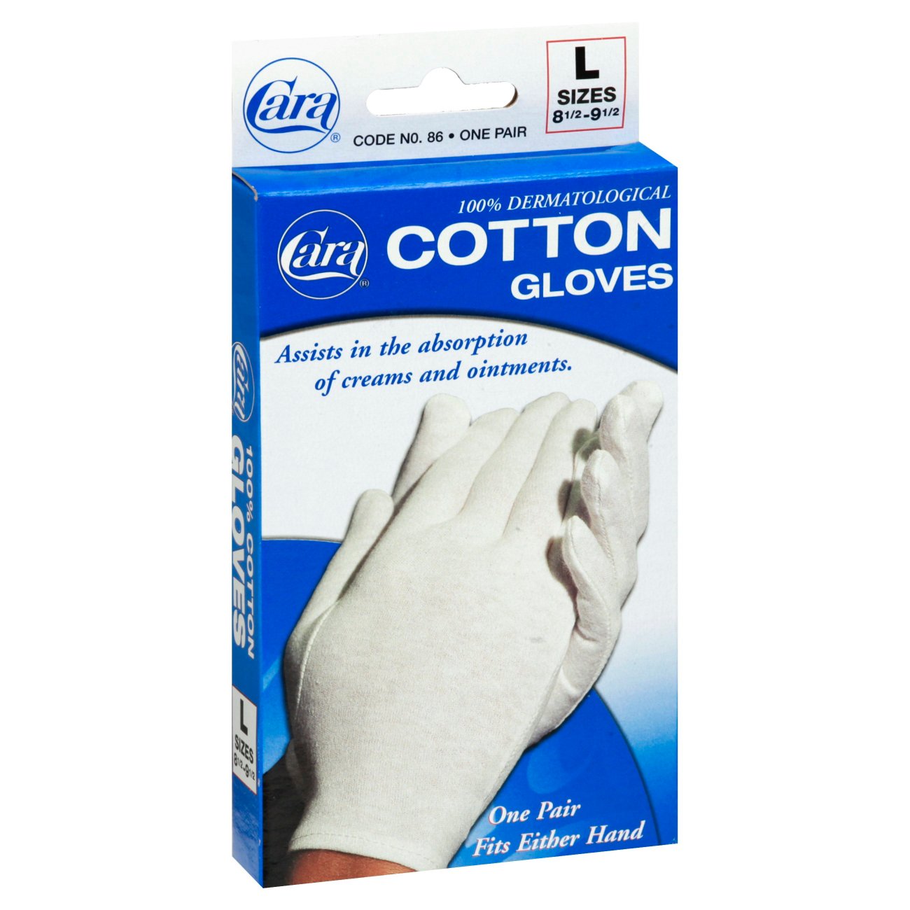 Cara Cotton Gloves Large
