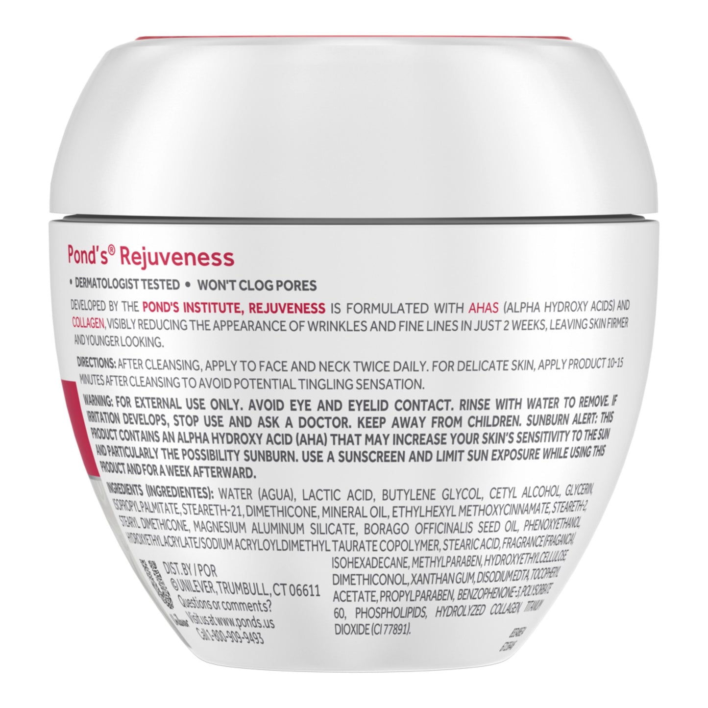 Pond's Rejuveness Anti-Aging Moisturizer with Collagen, AHAs & Vitamin E