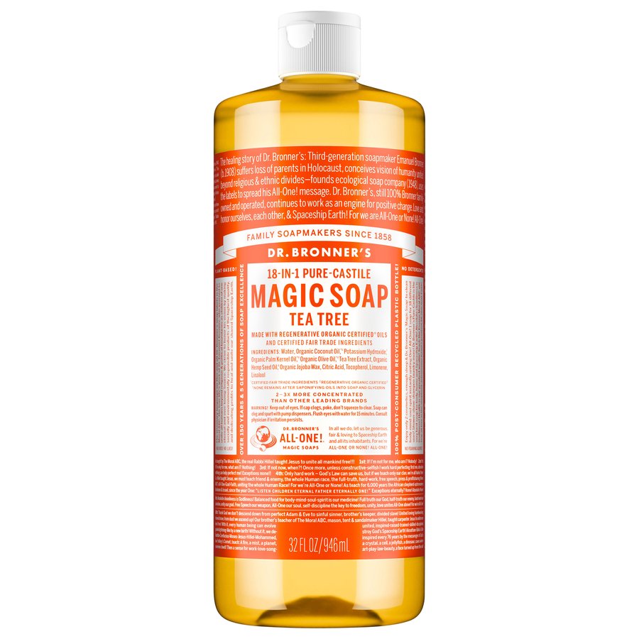Dr. Bronner's 18-In-1 Pure-Castile Soap - Hemp Tea Tree