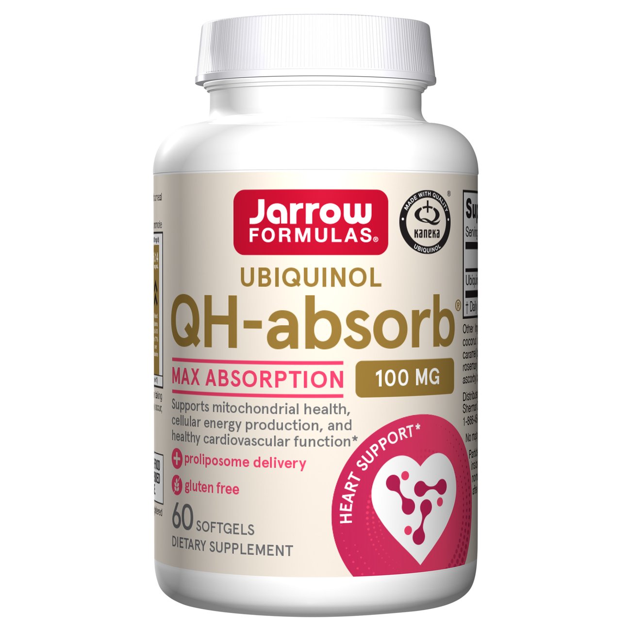 Jarrow Formulas Ubiquinol QH-Absorb Softgels - 100 mg