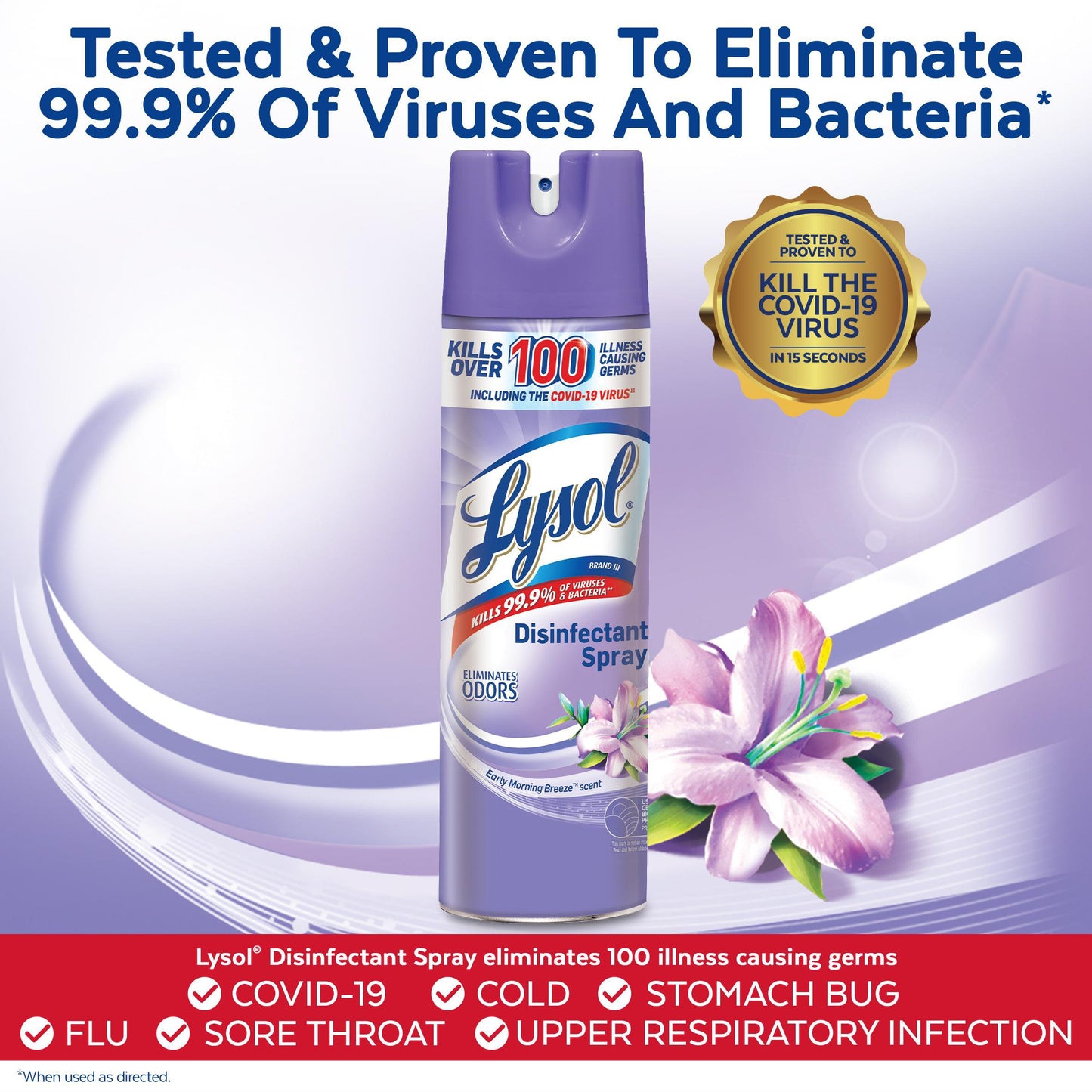 Lysol Disinfectant Spray - Early Morning Breeze