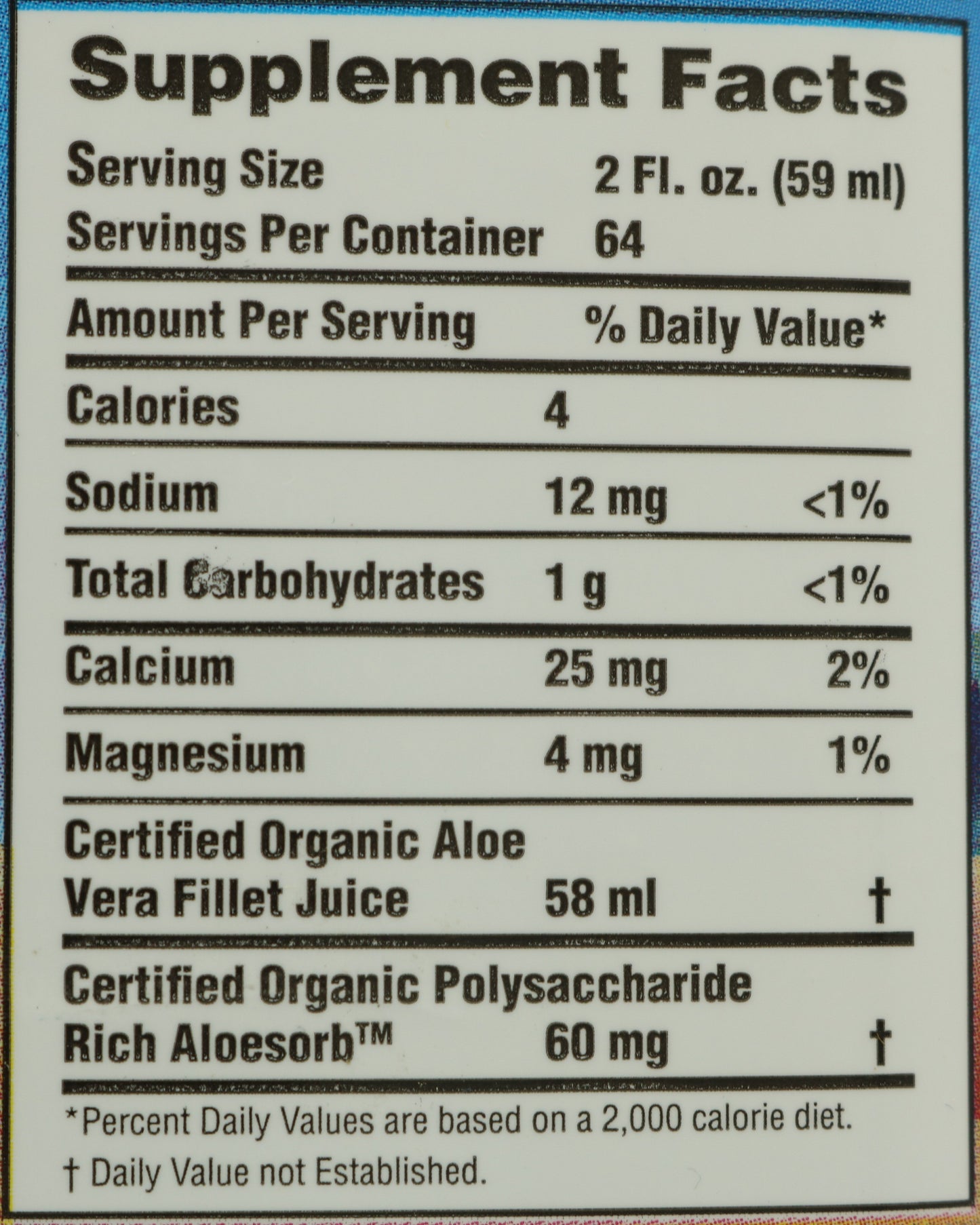 Lily Of The Desert Aloe Vera Juice Inner Fillet