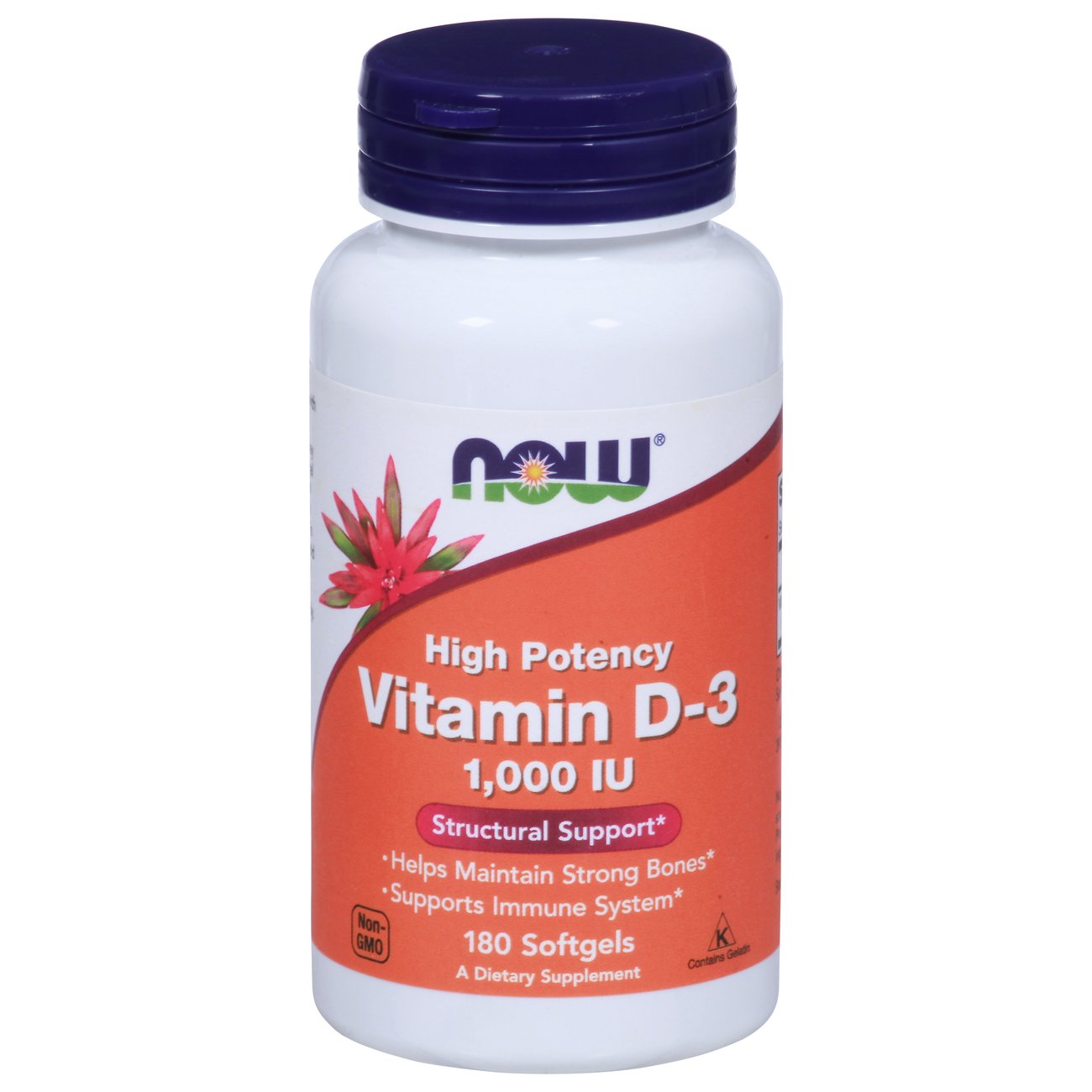 NOW Vitamin D-3 Softgels - 1000 IU