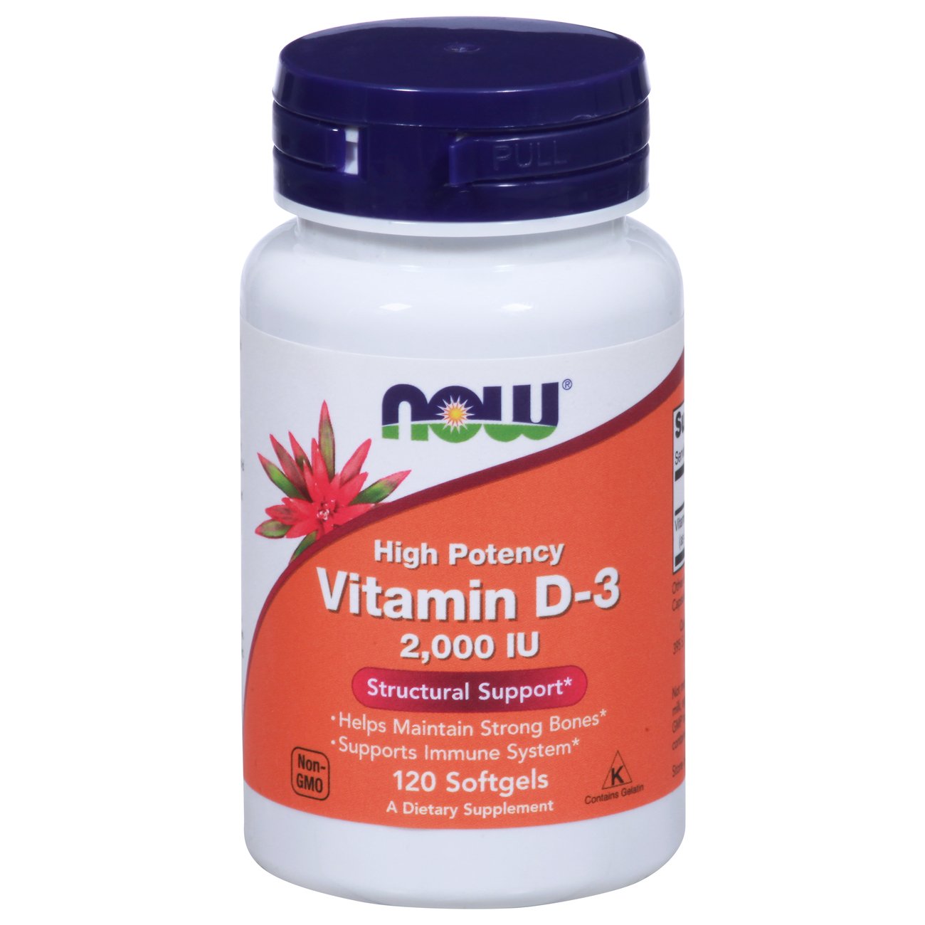 NOW Vitamin D-3 Softgels - 2000 IU