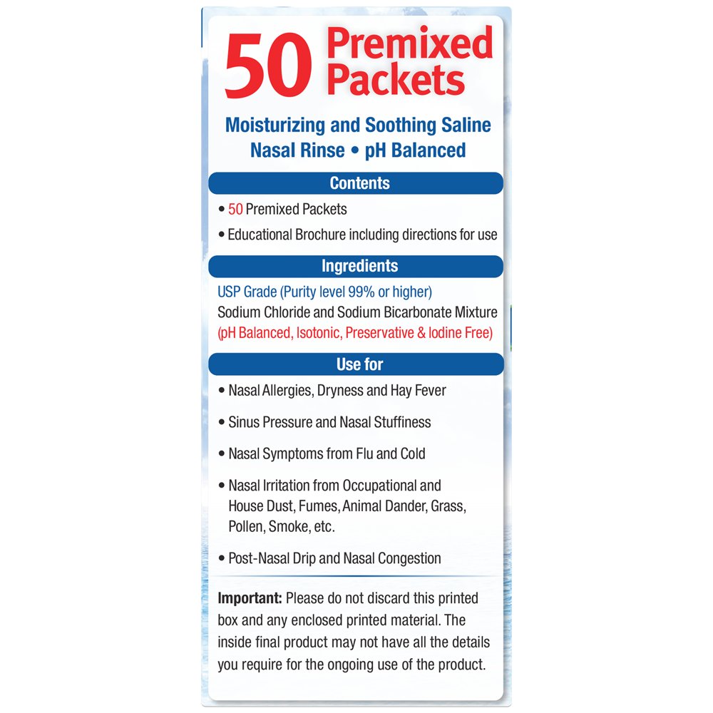 NeilMed Sinus Rinse Premixed Packets