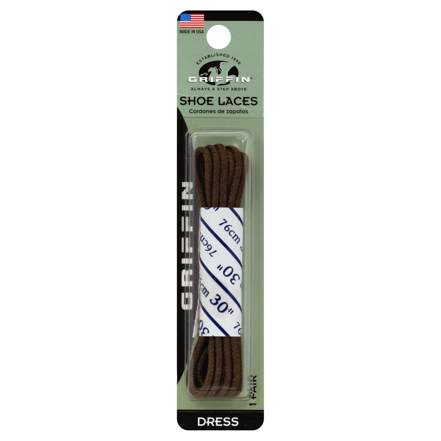 Griffin Dress Shoe Laces - Brown