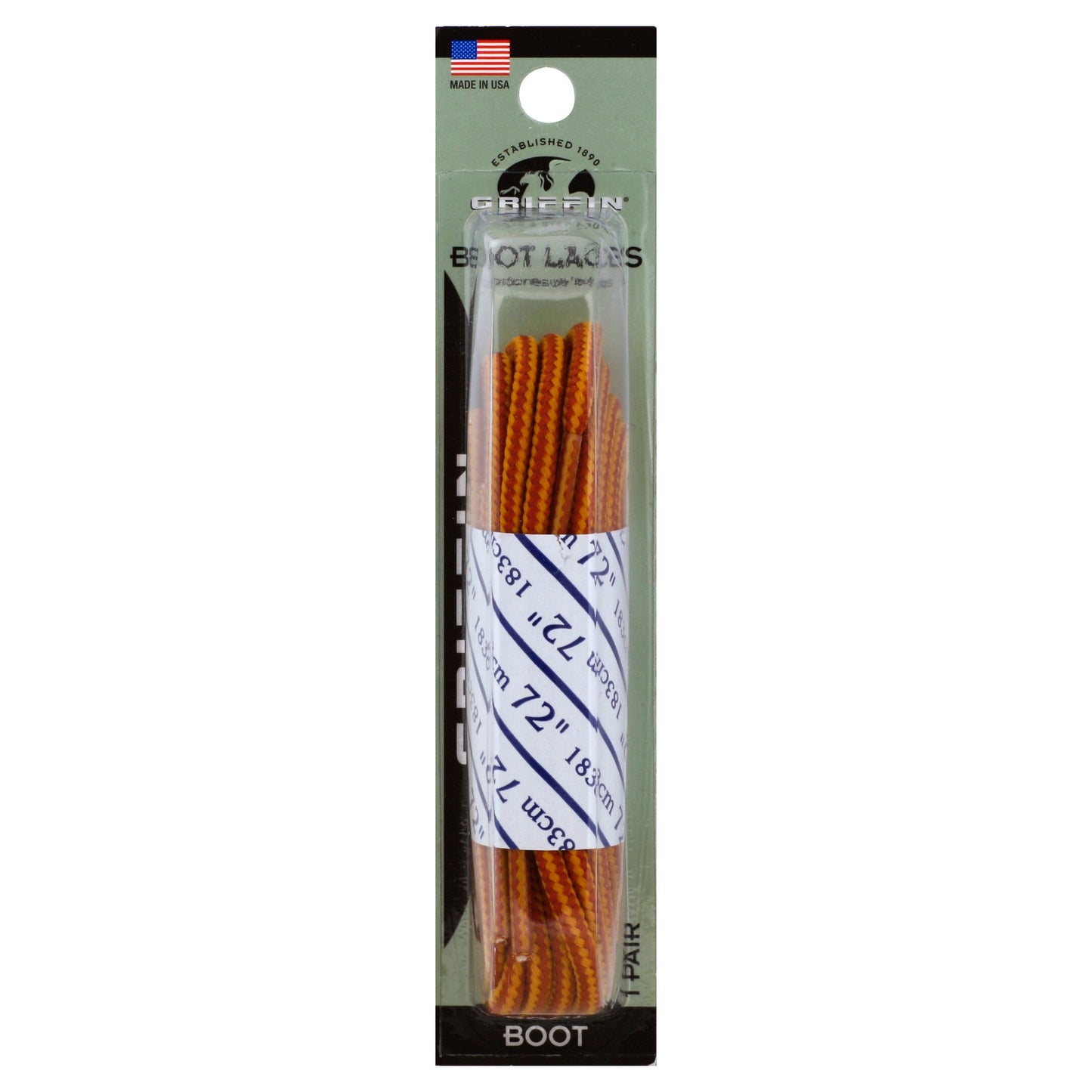 Griffin Boot Shoe Laces - Tan