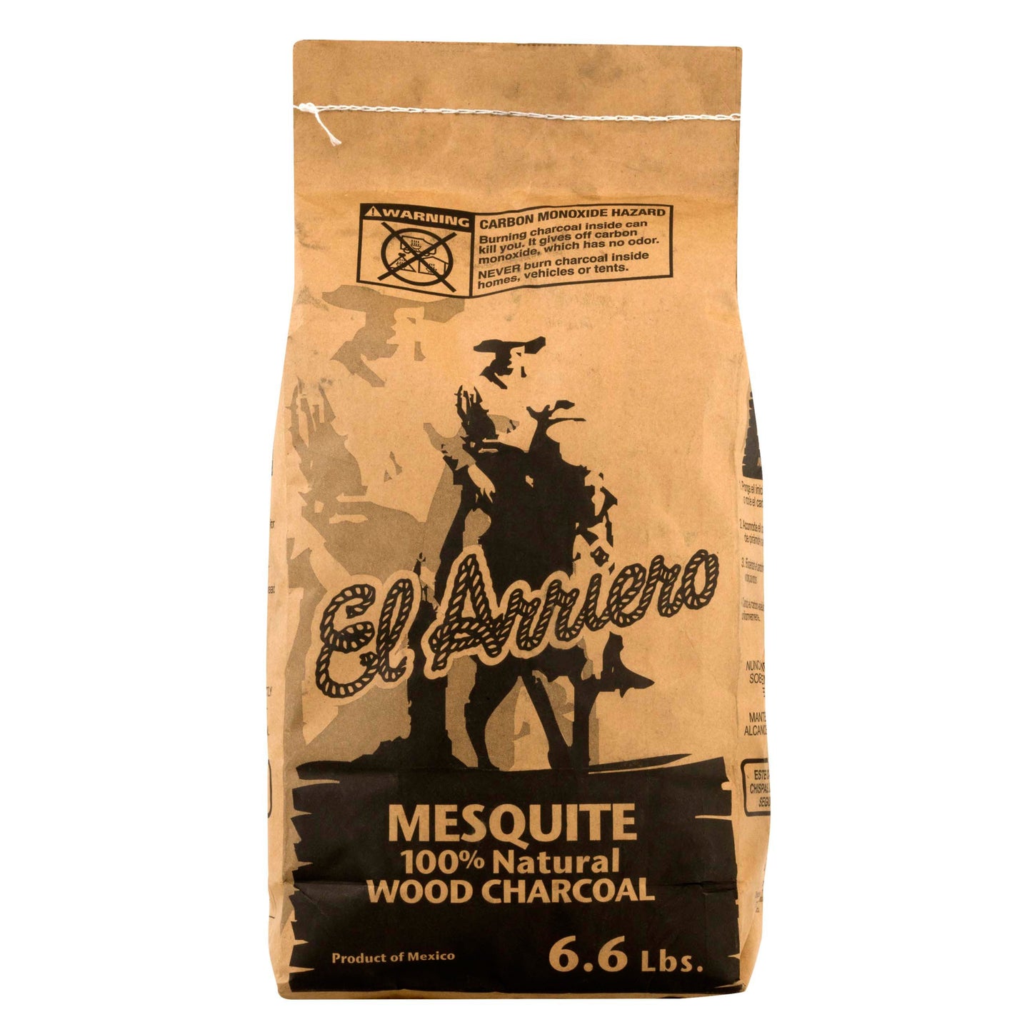 El Arriero Mesquite Wood 100% Natural Charcoal
