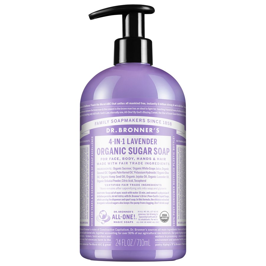 Dr. Bronner's Magic All-One Lavender Liquid Hand Pump Soap