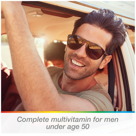 Centrum Multivitamin for Men, Multivitamin/Multimineral Supplement with Vitamin D3, B Vitamins and Antioxidants, Gluten Free, Non-GMO Ingredients