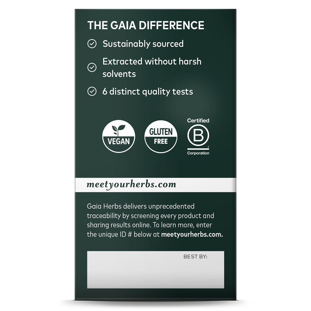 Gaia Herbs Single Herbs Rhodiola Rosea Vegetarian Liquid Phyto-Caps
