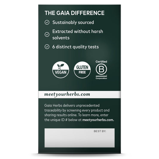 Gaia Herbs Single Herbs Rhodiola Rosea Vegetarian Liquid Phyto-Caps