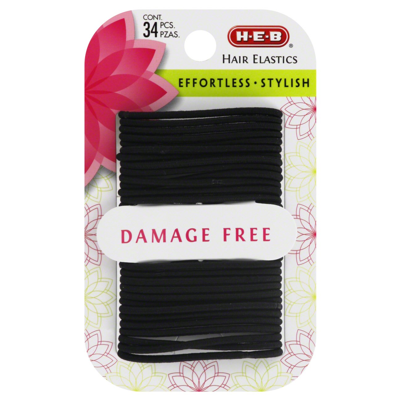 H-E-B Small Damage Free Black Hair Elastics