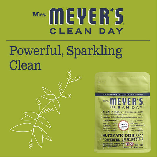 Mrs. Meyer's Clean Day Lemon Verbena Automatic Dish Packs