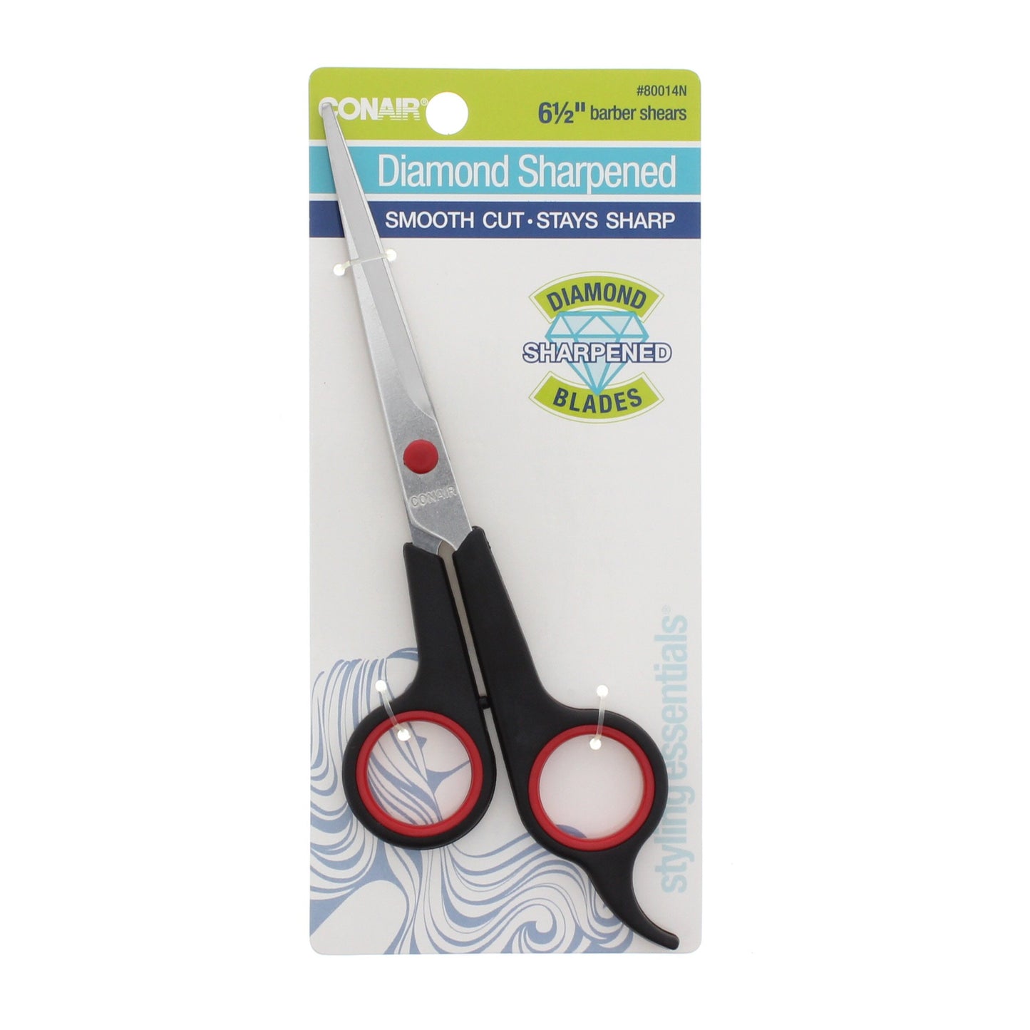Conair Styling Essentials 6-1/2 Inch Barber Shears, Assorted Colors