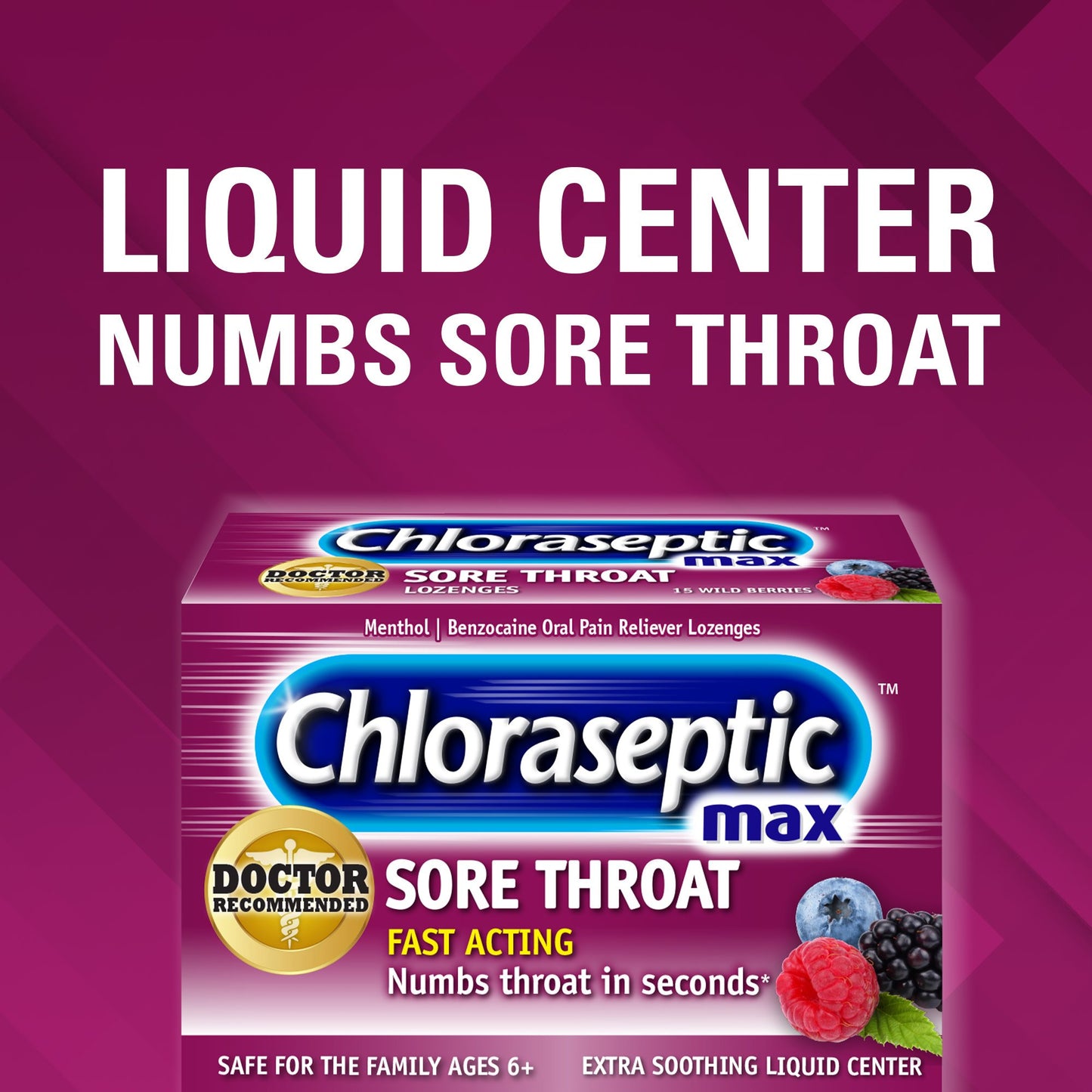 Chloraseptic Sore Throat Lozenges - Wild Berries