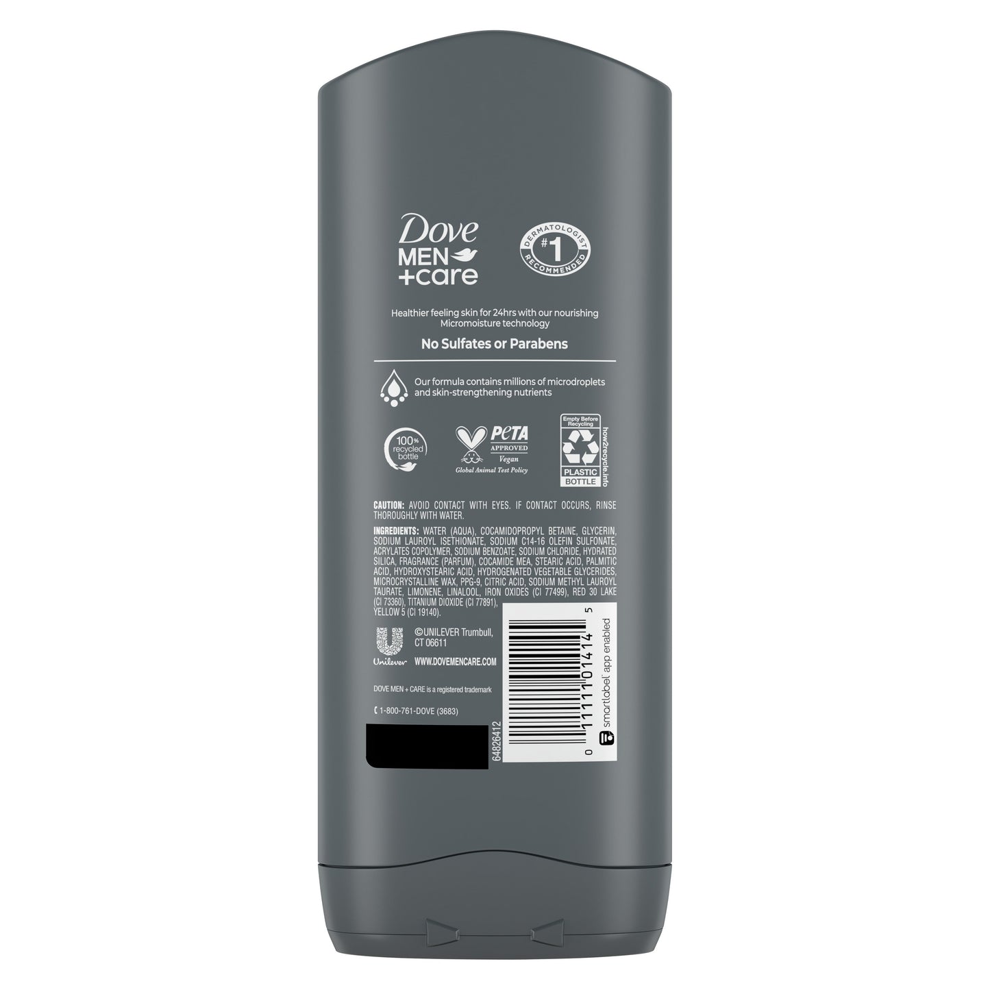 Dove Men+Care Body and Face Wash Exfoliating Deep Clean