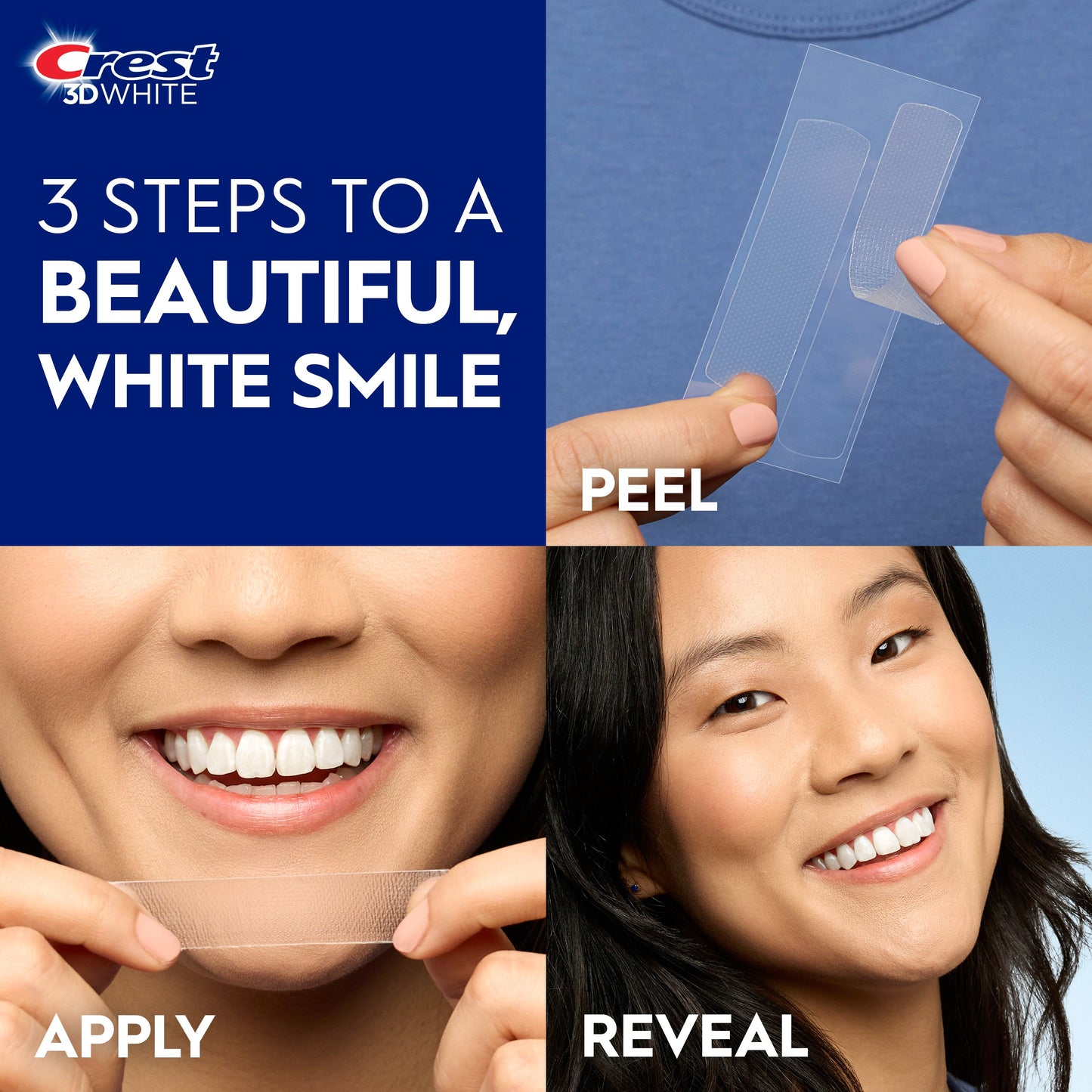 Crest 3DWhitestrips Dental Whitening Kit - Classic Vivid