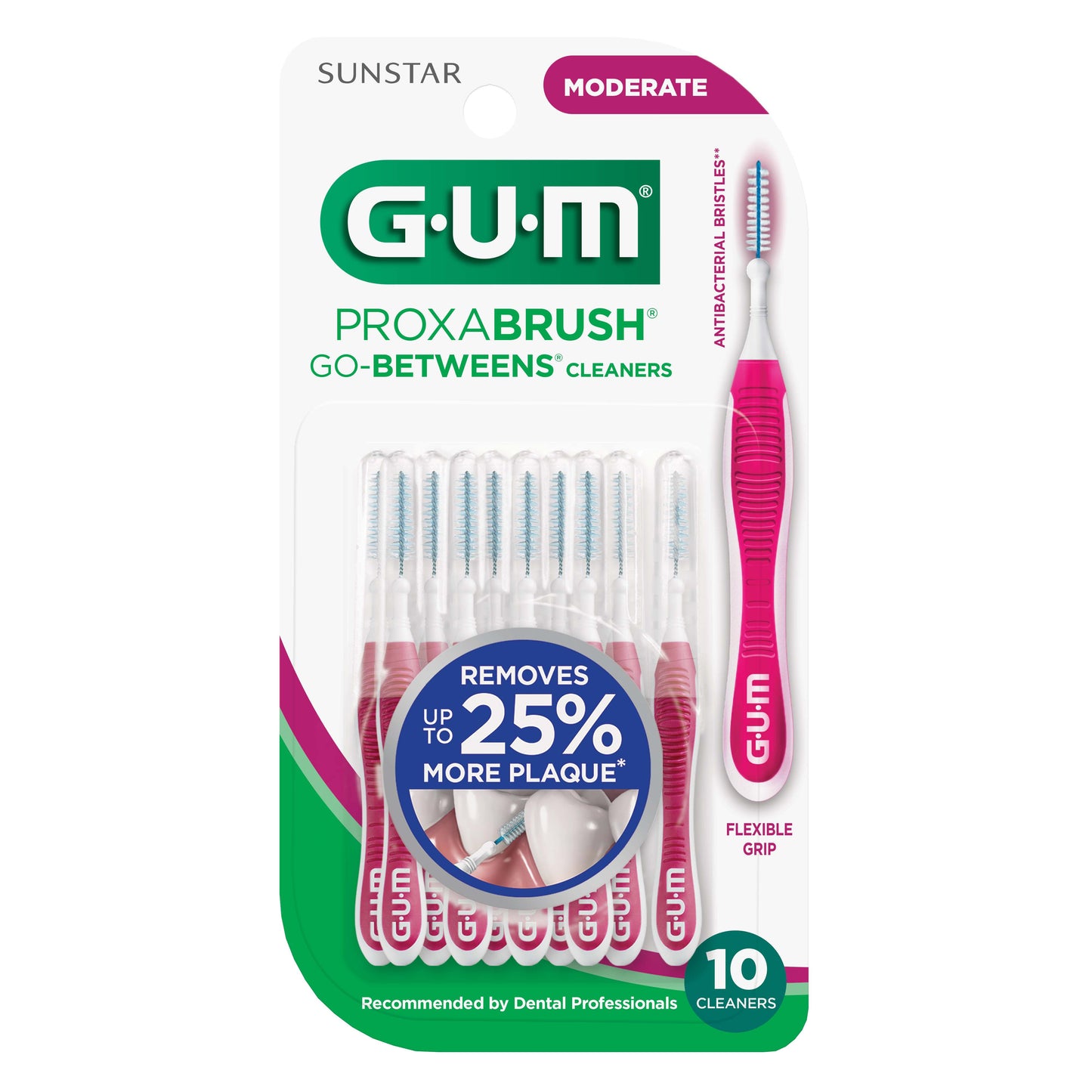 GUM Proxabrush Go-Betweens Cleaners - Moderate