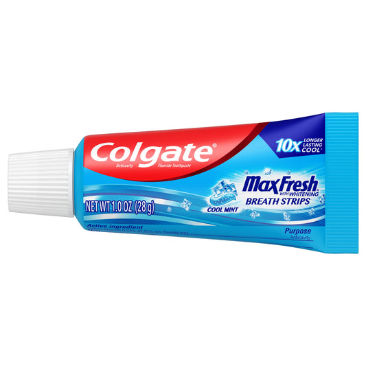 Colgate Travel Size Max Fresh Anticavity Toothpaste - Cool Mint