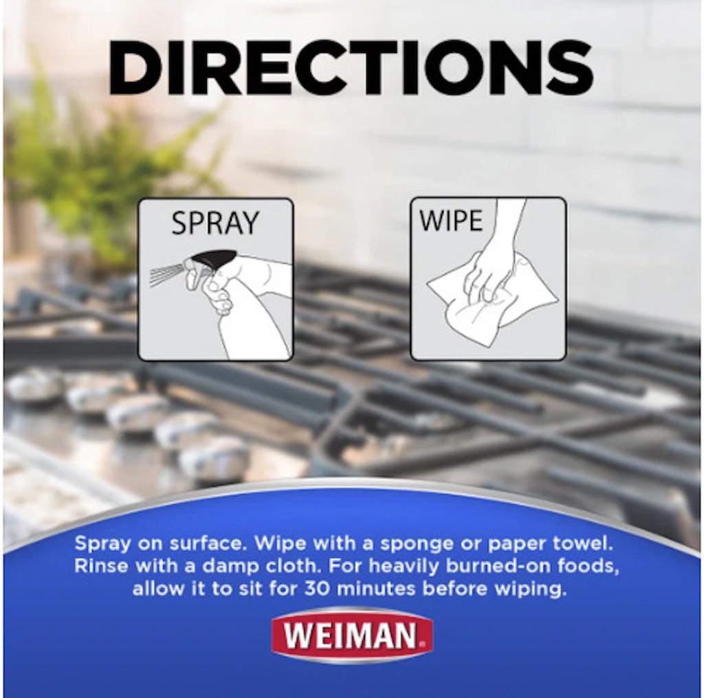Weiman Gas Range Cleaner & Degreaser Spray
