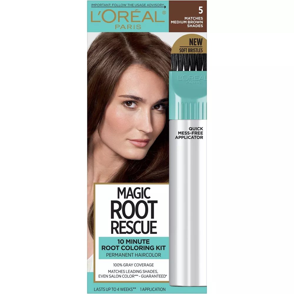 L'Oréal Paris Magic Root Rescue Permanent Hair Color - 5 Medium Brown