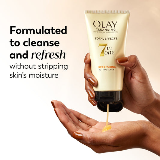 Olay Total Effects Refreshing Citrus Scrub Facial Cleanser