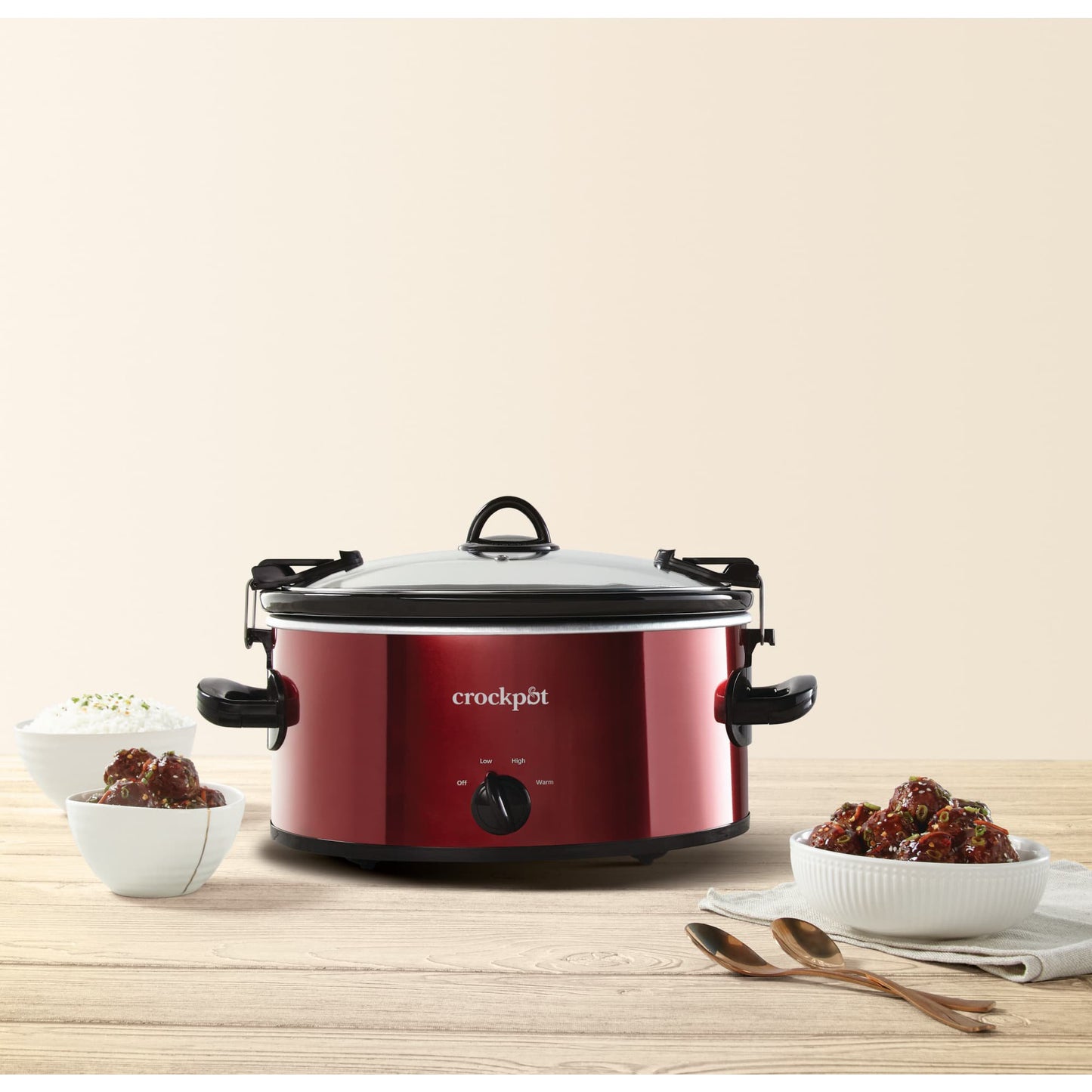 Crock-Pot Cook 'N' Carry Slow Cooker - Red