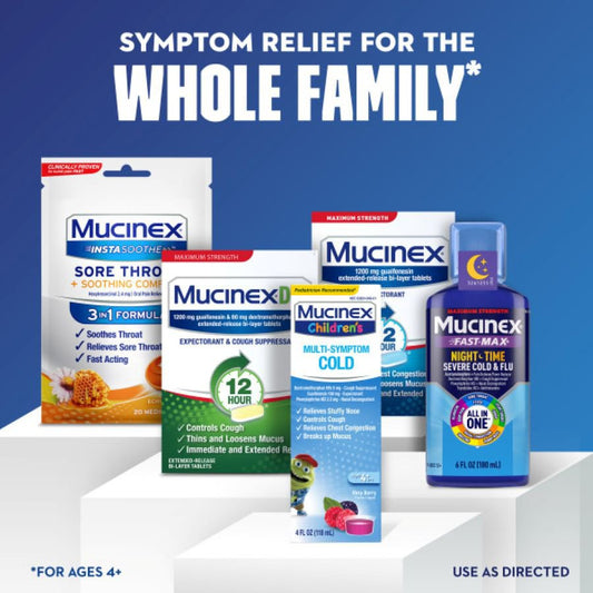 Mucinex Children's Multi-Symptom Liquid Very Berry