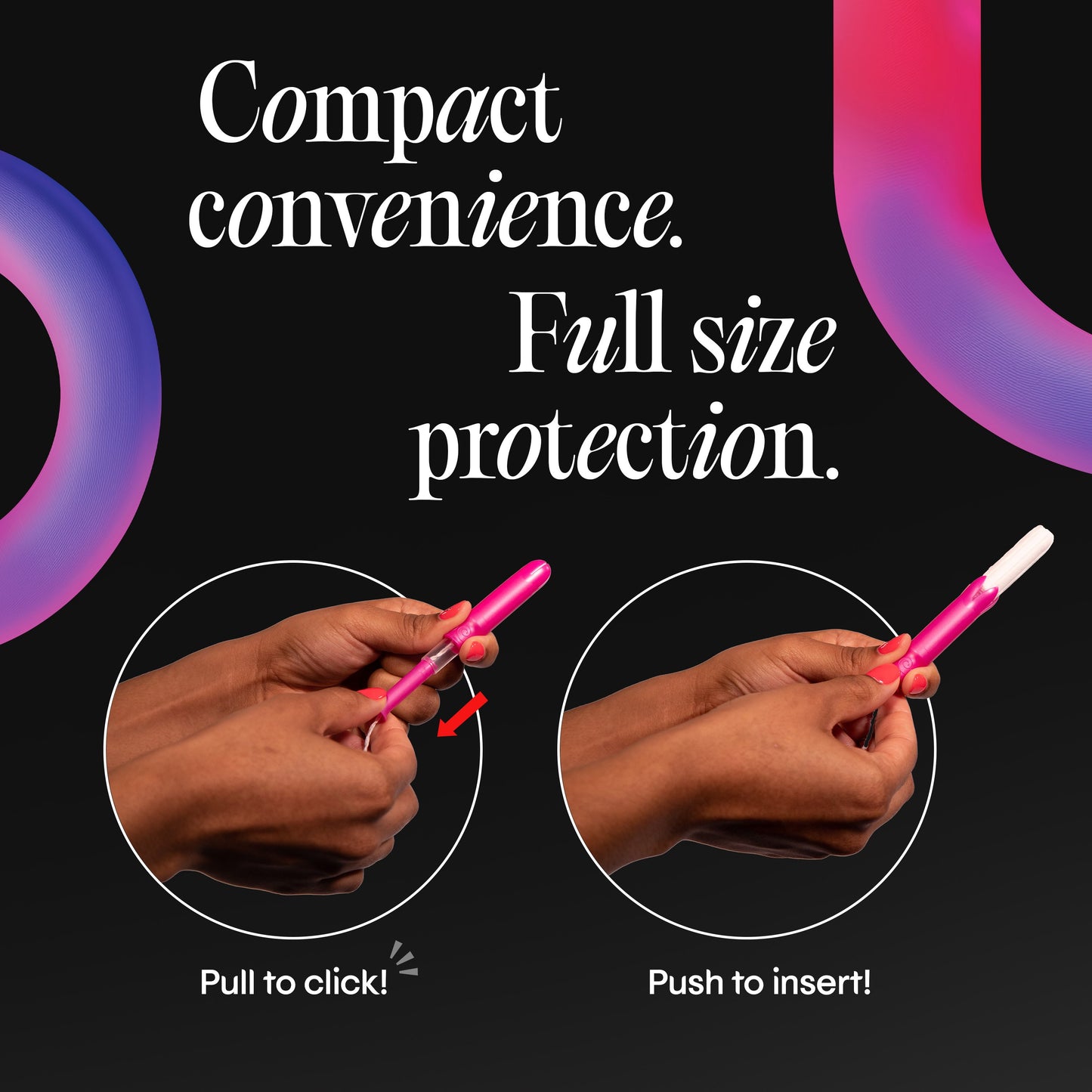 U By Kotex Click Compact Super Tampons