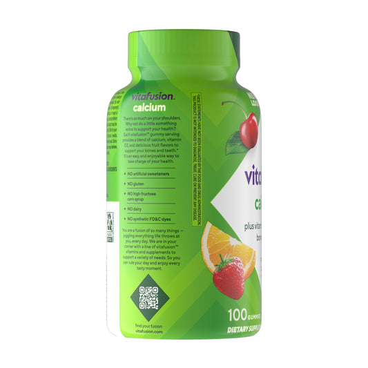 Vitafusion Calcium Gummy Vitamins - Fruit & Cream