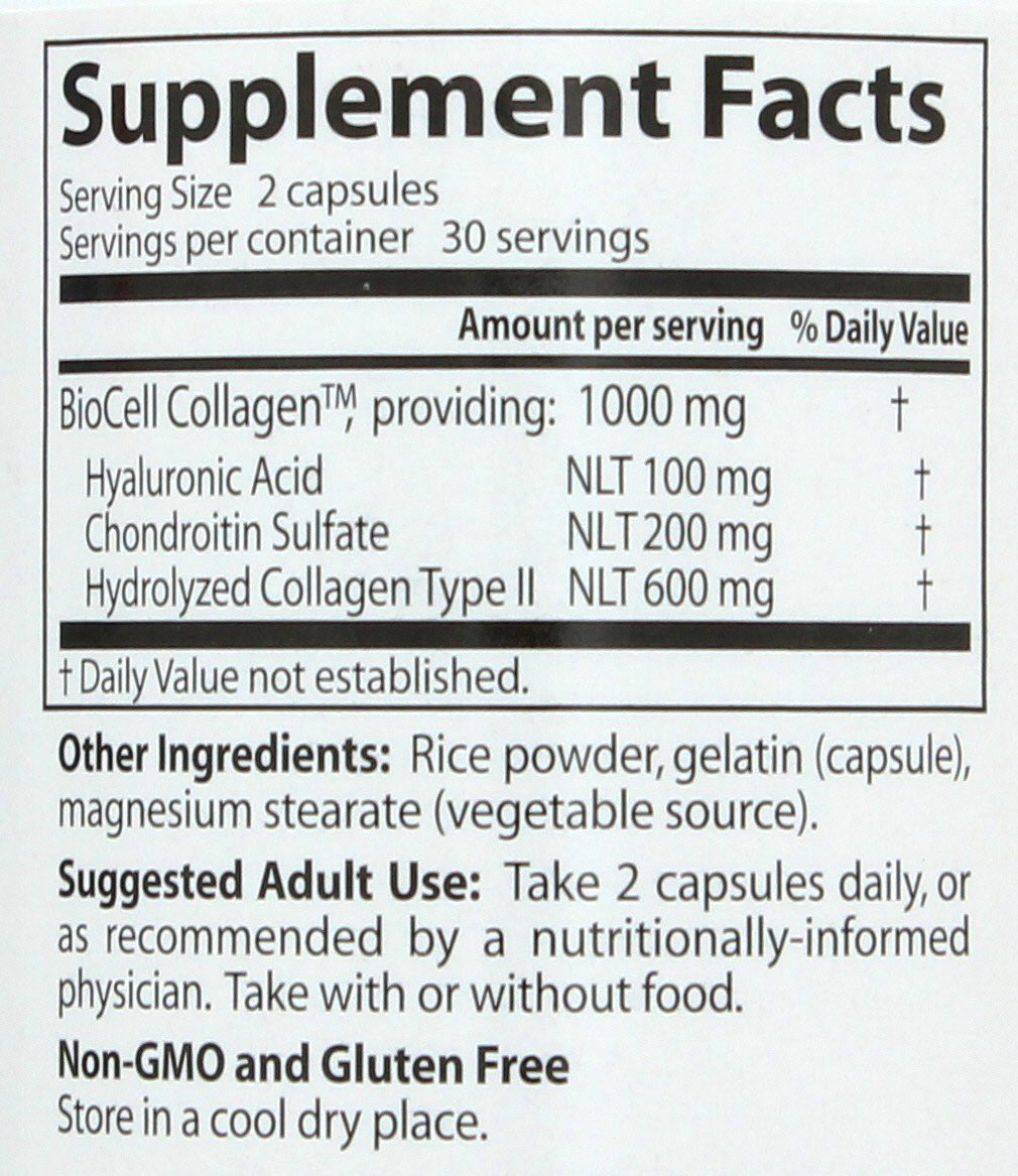 Doctor's Best Hyaluronic Acid With Chondroitin Sulfate Capsules