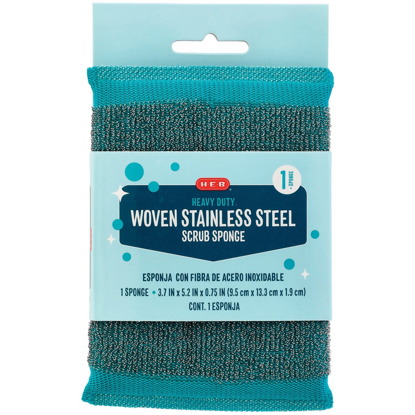 H-E-B Heavy Duty Woven Stainless Steel Scrub Sponge