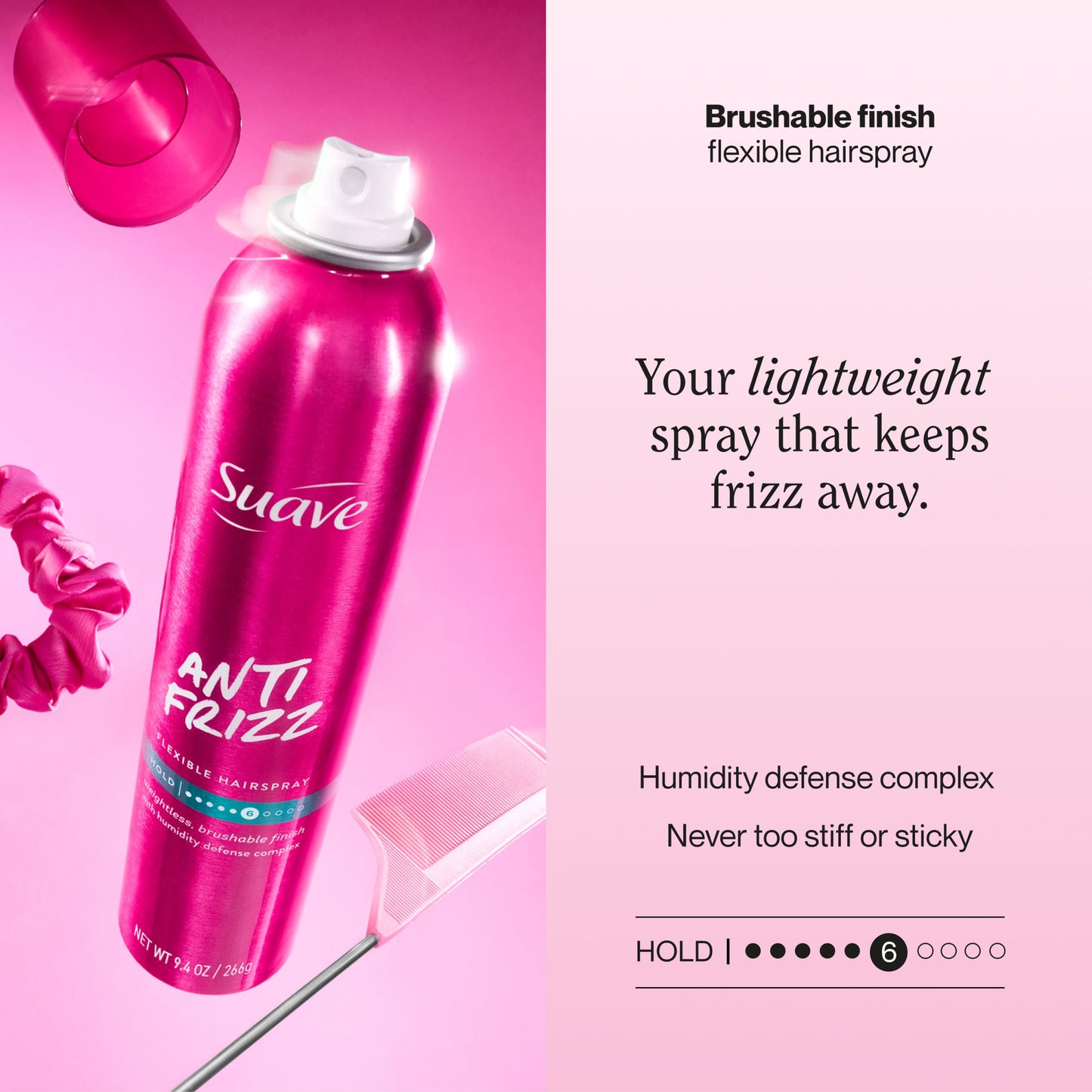 Suave Anti Frizz Flexible Hairspray
