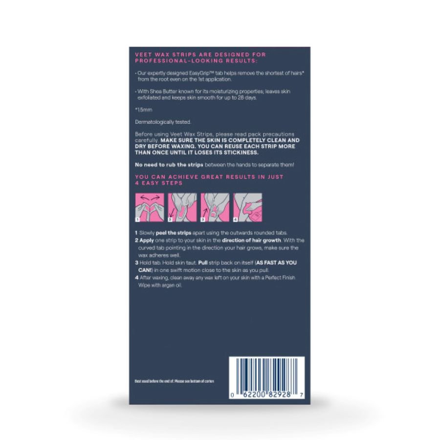 Veet Wax Strip Hair Remover Kit
