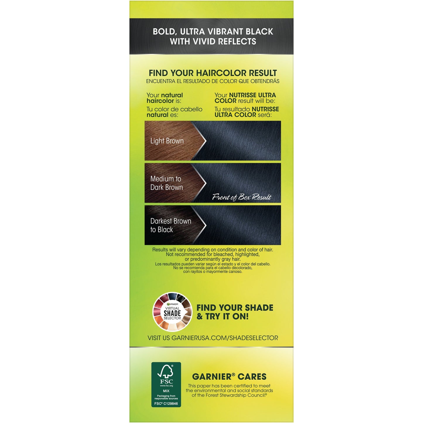Garnier Nutrisse Ultra Color Nourishing Bold Permanent Hair Color Creme BL21 Blue Black