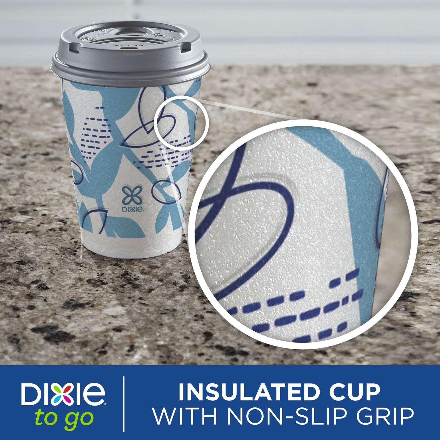 Dixie To Go 12 oz Paper Cups and Lids