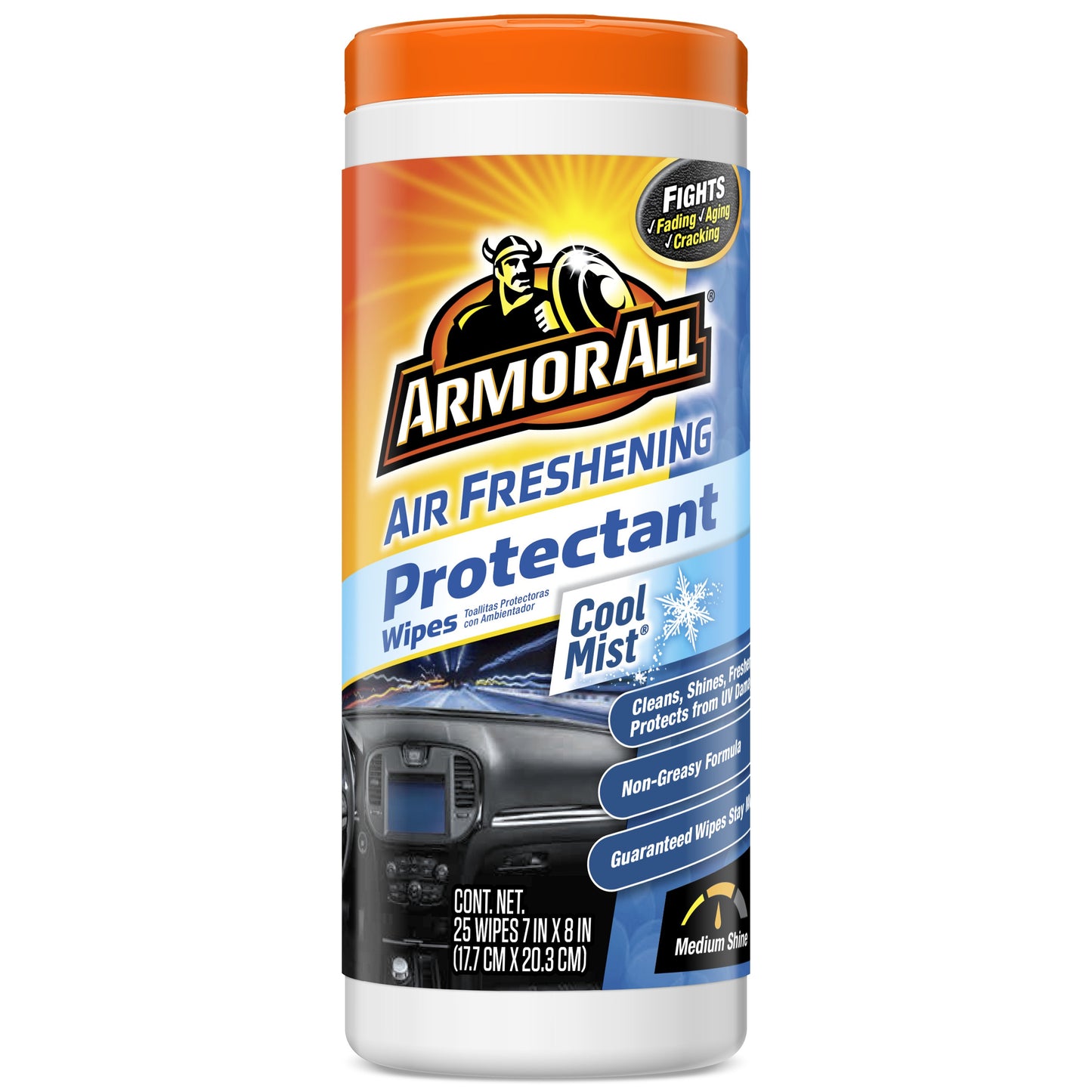 Armor All Air Freshening Protectant Wipes - Cool Mist