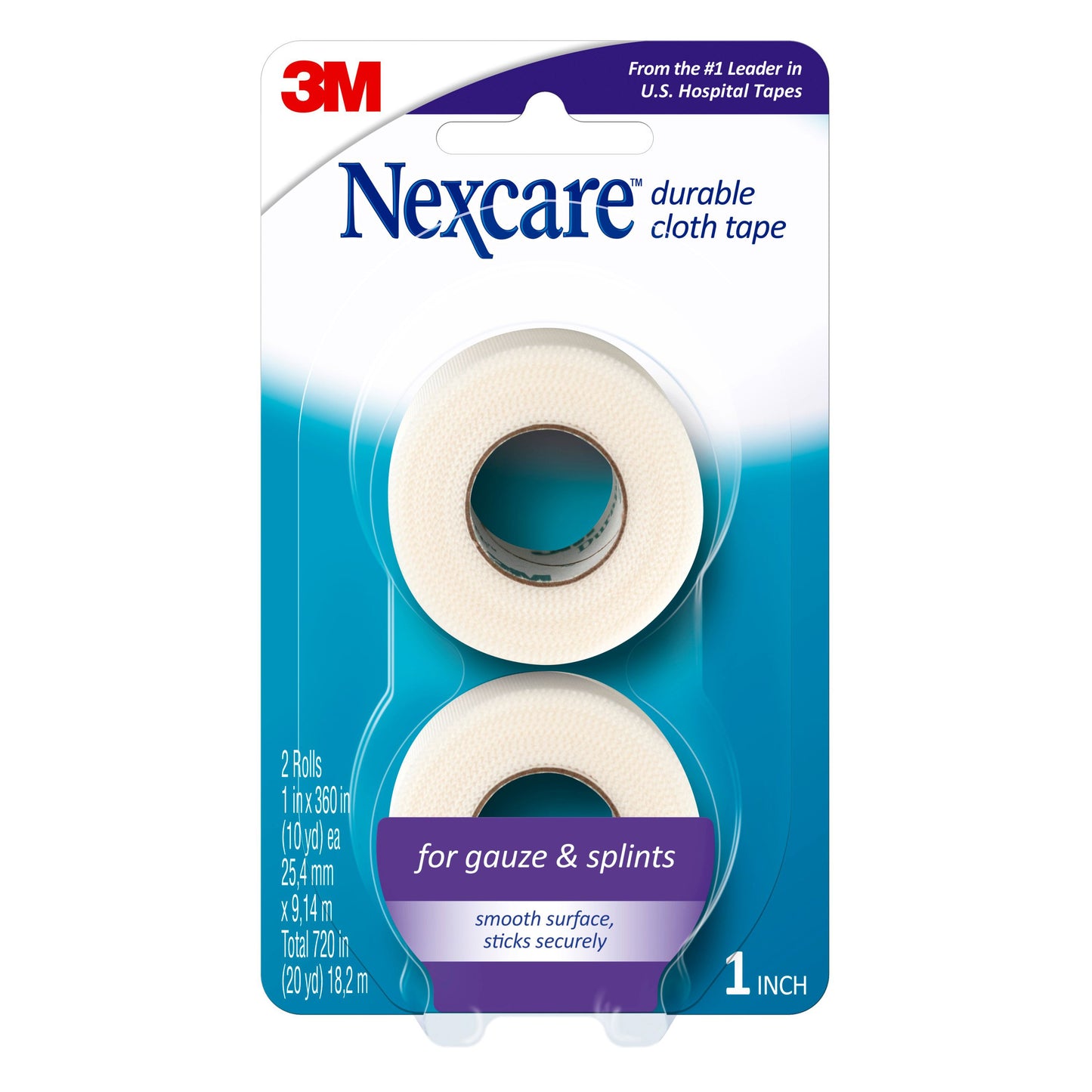 Nexcare 1 Inch Durable Cloth Tape