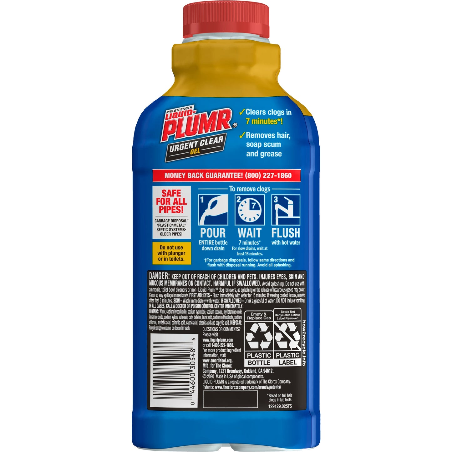Liquid-Plumr Industrial Strength Urgent Clear - Liquid Drain Cleaner