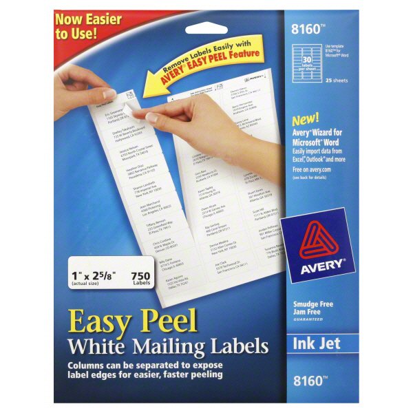 Avery Ink Jet Labels